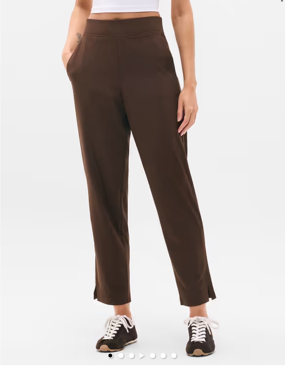 Athleta Brooklyn Mid Rise Ankle Pant - Woodland